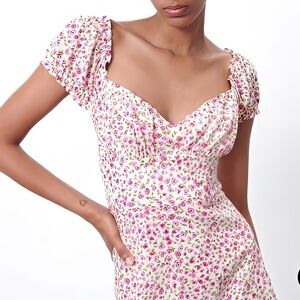 Zara Floral A-Line Dress, Size XS